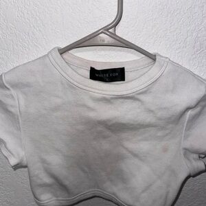 White Fox Boutique White Crop Top